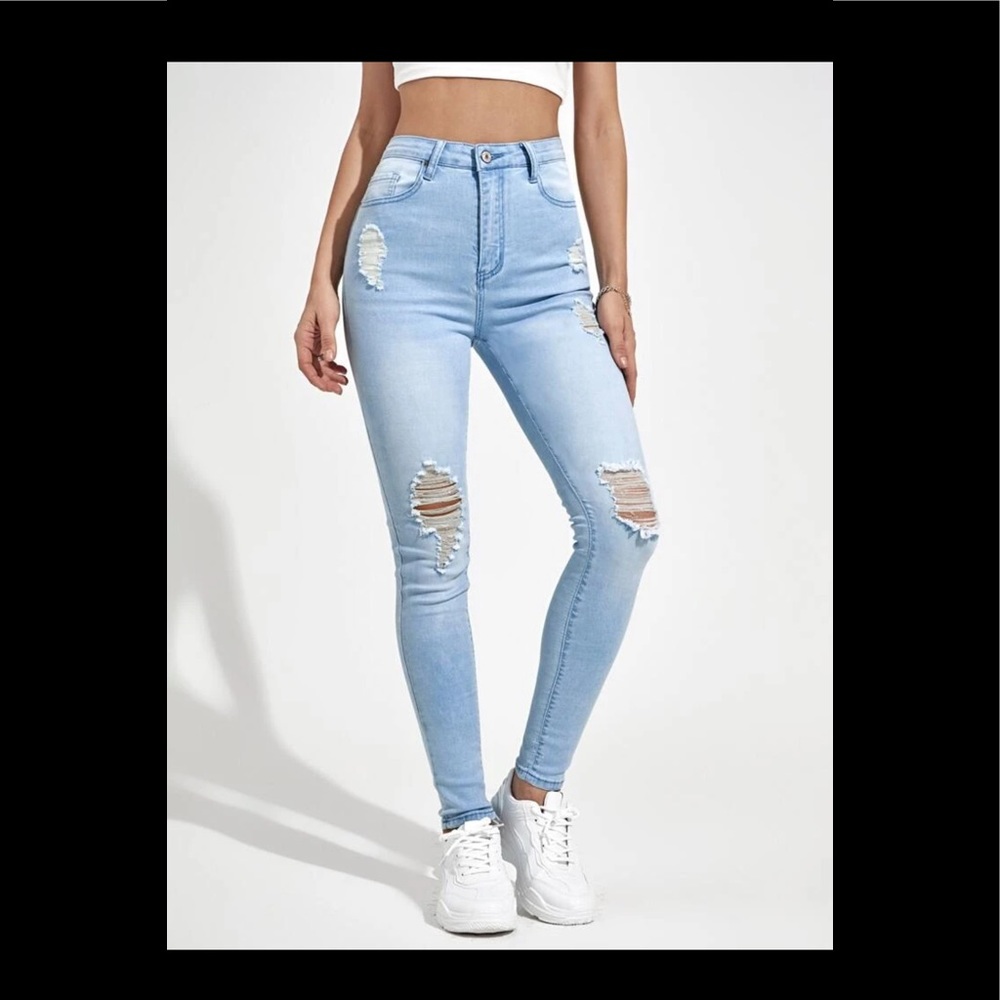SHEIN Ripped Jeans Small